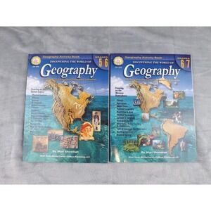 Mark Twain Geography Workbooks Grades 5-6,6-7 United States & Western Hemisphere